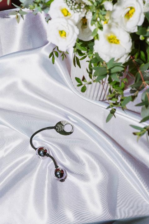 Actual product image Fifty Shades of Grey Inner Goddess Silver Pleasure Balls