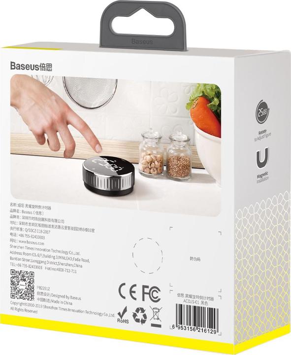 Image du produit Baseus heyo rotation countdown timer Noir