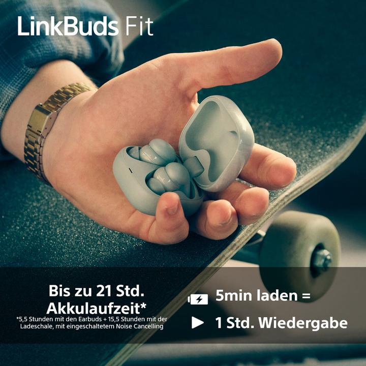 Produktbild Sony LinkBuds Fit (NC, 5.50 h, Kabellos)