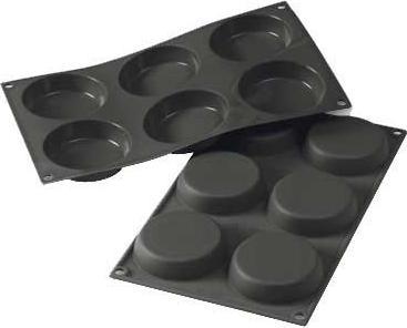 Immagine prodotto Martellato Stampo in silicone rotondo conico Ø 8 cm 6 pezzi (8 cm)