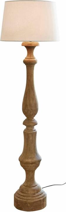 Image du produit Loberon Lampadaire Etienne marron/blanc (E27)