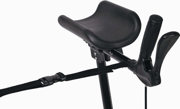 Actual product image Mobilex Tiger rollator with forearm arthritis supports