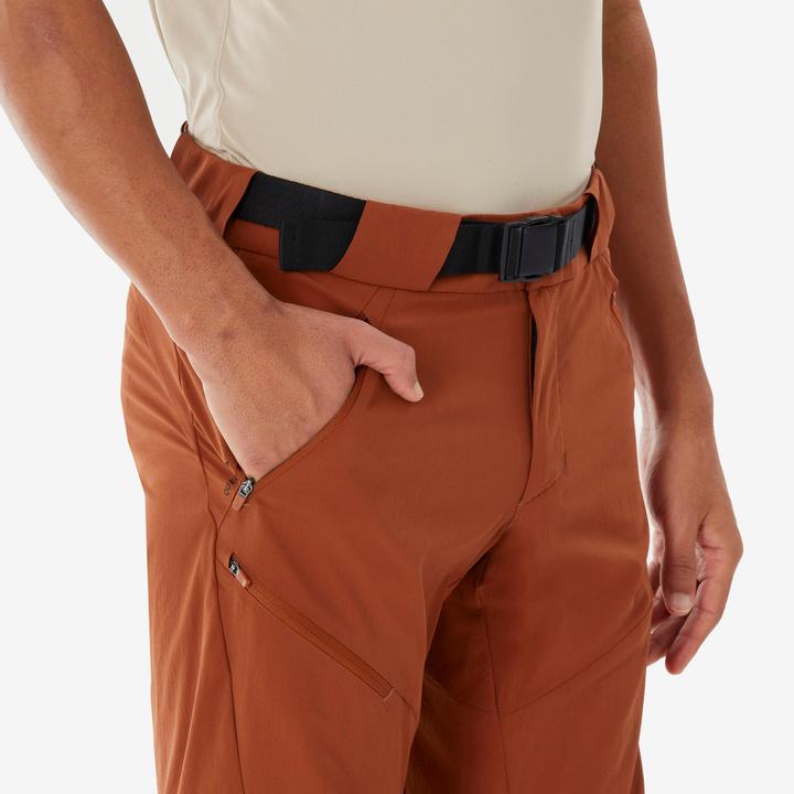 Image du produit Quechua Pantalon modulable de randonnée homme, MH500 MARRON (L)