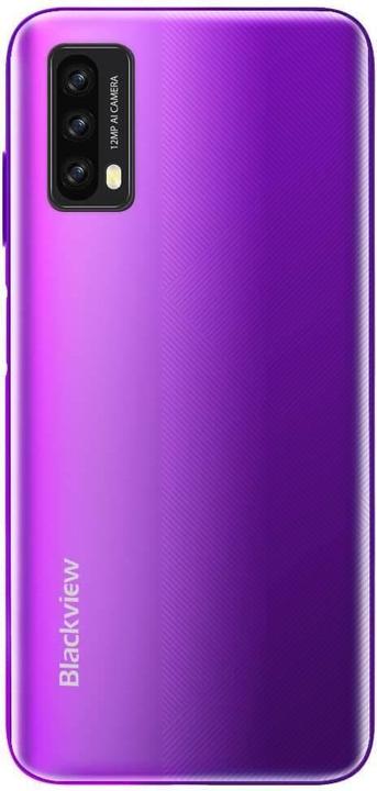 Actual product image Blackview A90 Dual Sim 4GB RAM (purple) - 64 GB - (64 GB, Neon Purple, 6.39", Dual SIM, 12 Mpx, 4G)