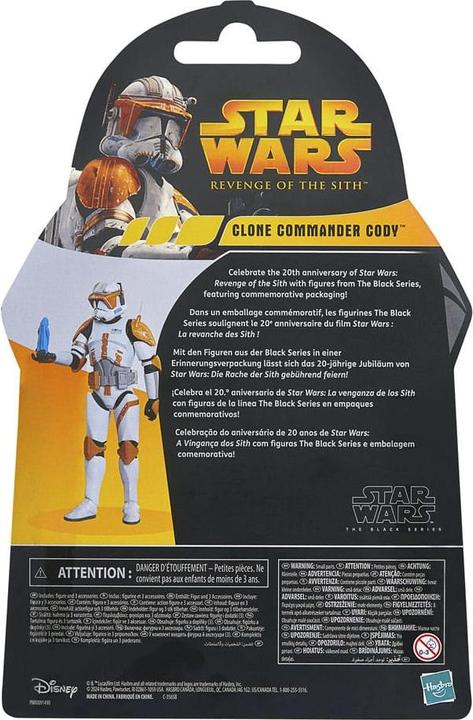 Immagine prodotto Hasbro Star Wars The Black Series Clone Commander Cody, Star Wars: La vendetta dei Sith