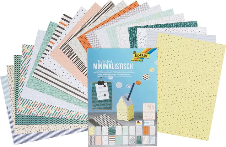 Actual product image Folia Minimalist motif block (270 g/m², 1 x)
