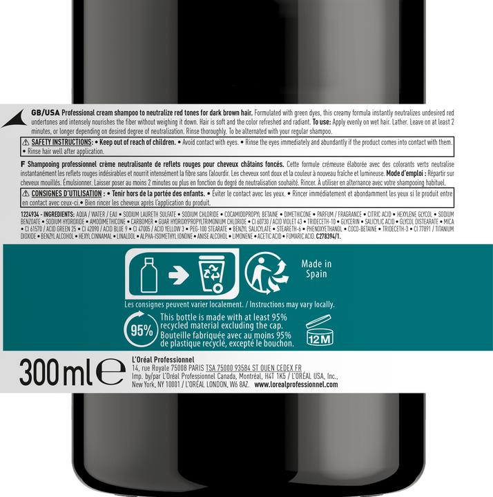 Image du produit L'Oréal Professionnel Série Expert Chroma Crème (300 ml, Shampoing liquide)