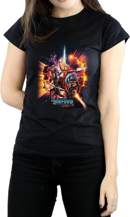 Image du produit - T-shirt GUARDIANS OF THE GALAXY VOL. TEAM POSTER - Femme (L)