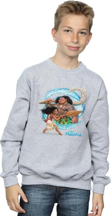 Actual product image Disney Boys Moana And Maui Wave Sweatshirt (140, 146)