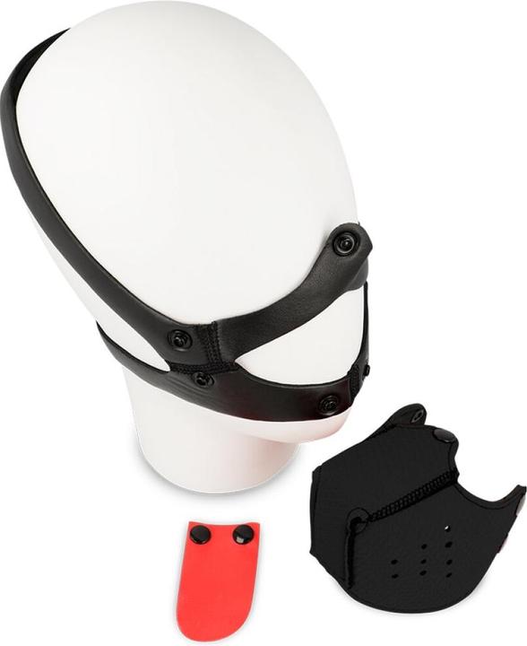 Actual product image Ohmama Fetish Dog Muzzle - Black
