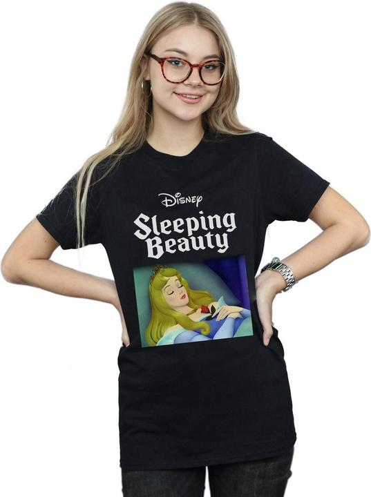 Actual product image Disney Womens/Ladies Sleeping Beauty Aurora Cotton Boyfriend T-Shirt (5XL)
