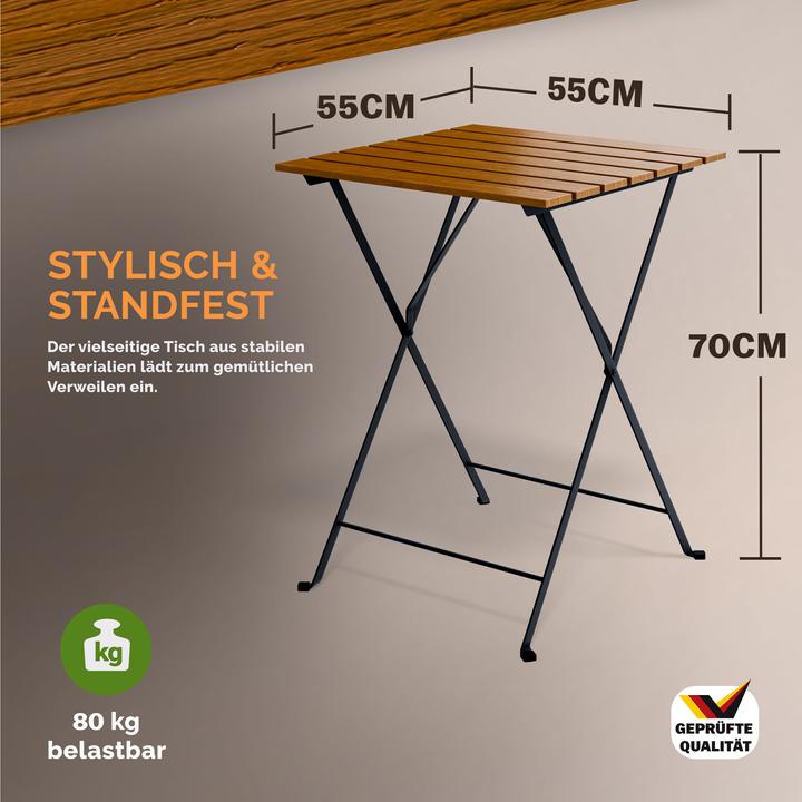 Actual product image Casaria Bistro Set (55 cm)