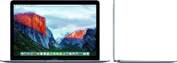 Image du produit Apple MacBook gris espace (12", Intel Core M5, 8 Go, 512 Go, CH)