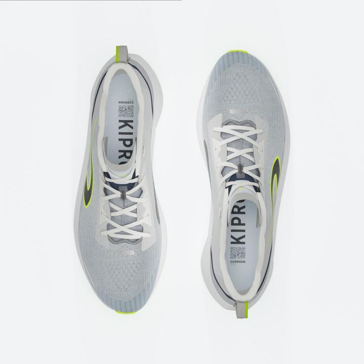 Produktbild Kiprun Laufschuhe Herren - Cushion 500 weiss/gelb (46)