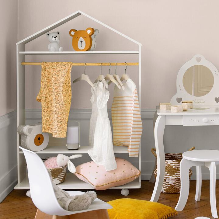 Image du produit Atmosphera Armoire sur roulettes, blanc (36 cm)