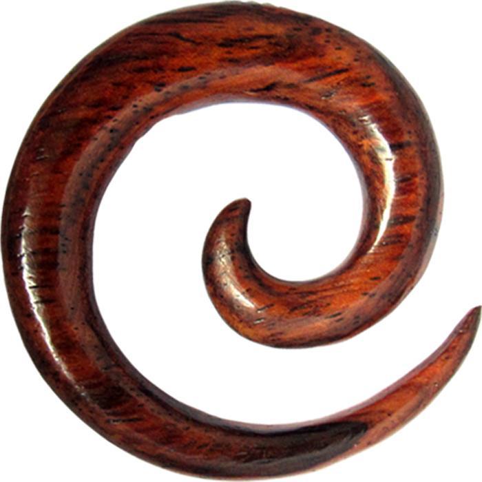Immagine prodotto Star Piercing Spirale di espansione in legno di Narra (senza ottone, Organico)
