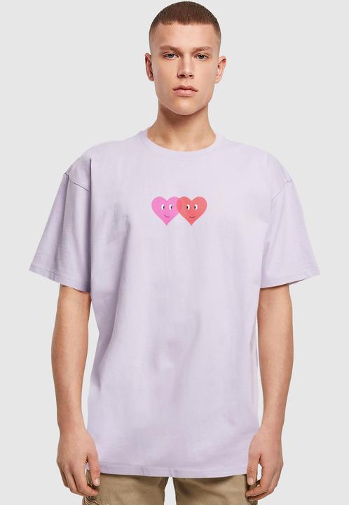 Produktbild Merchcode Hugs & Love - Two Hearts Heavy Oversize Tee - 174979 (M)