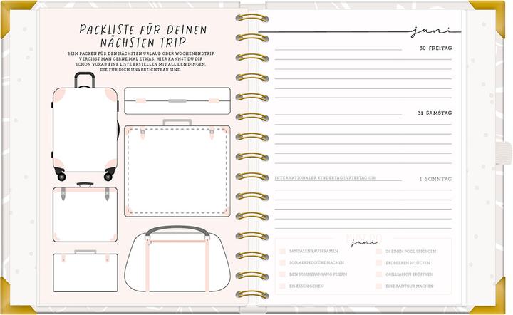 Produktbild Terminplaner A5 Premium Beige 2025 (A5, Harter Einband, Deutsch)