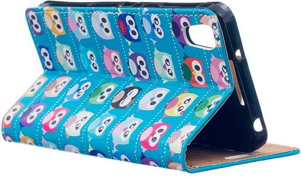 Immagine prodotto MU Style Custodia in pelle con piccoli gufi (DTEK50)
