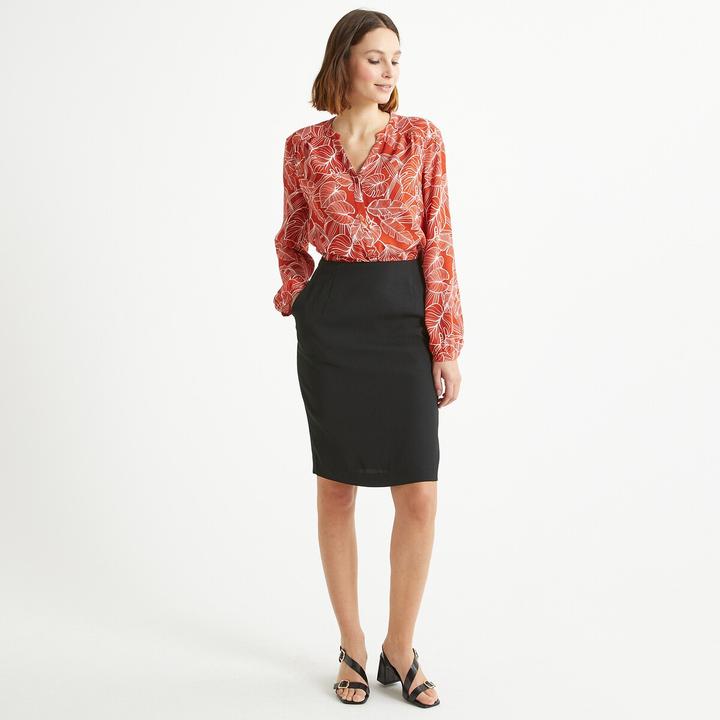 Actual product image Anne Weyburn Straight skirt (50)