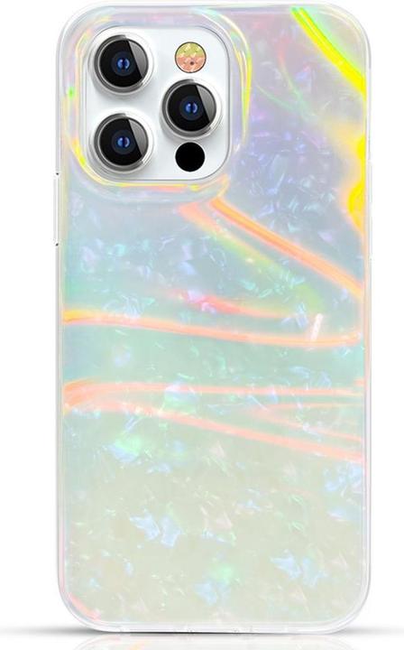 Image du produit Kingxbar Shell Series luxury elegant phone case for iPhone 13 Pro pearl color (Apple iPhone 13 Pro)