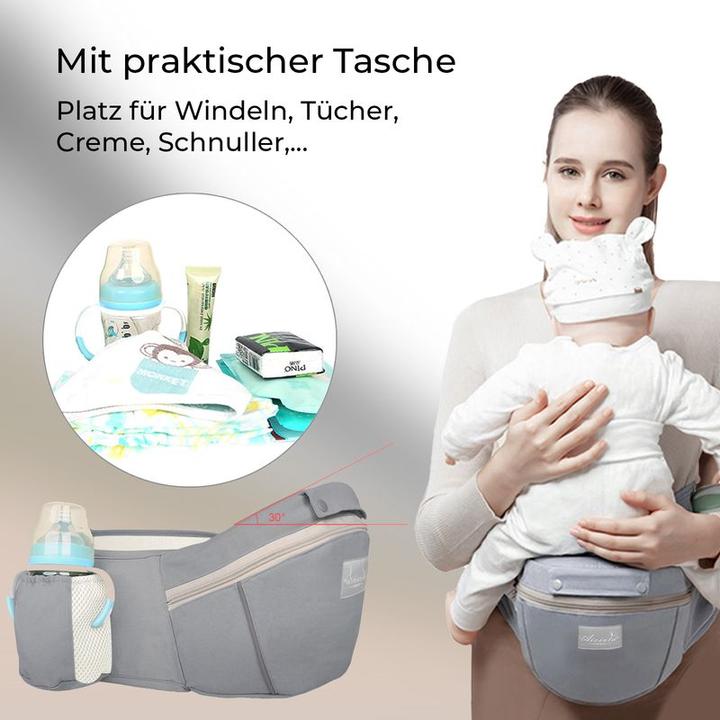 Produktbild Hermex Babytrage Baby Träger Baby Carrier Kindertrage Hüftsitz Taille Hocker