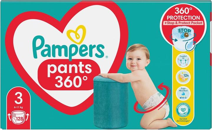 Produktbild Pampers Pants (Gr. 3, Halbmonatsbox, 128 Stück)