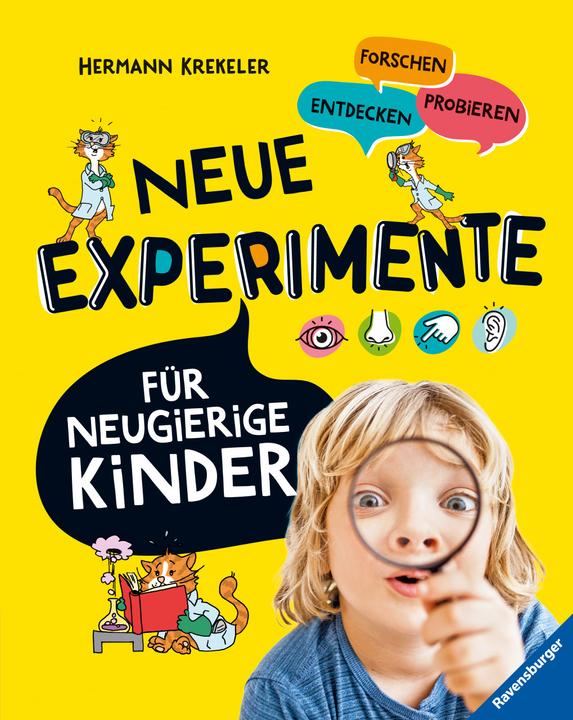 Produktbild Ravensburger Neue Experimente für Kinder - Spannende Versuche für Kinder ab 5 Jahren (Deutsch, Hermann Krekeler, 2022)