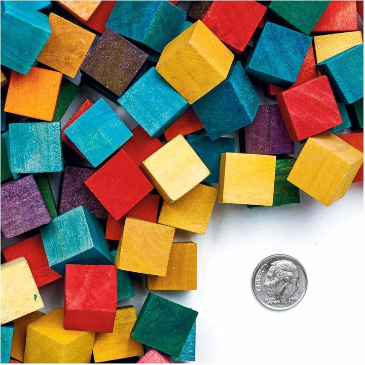 Immagine prodotto Colori - Blocchi cubici di legno colorati, 196°.