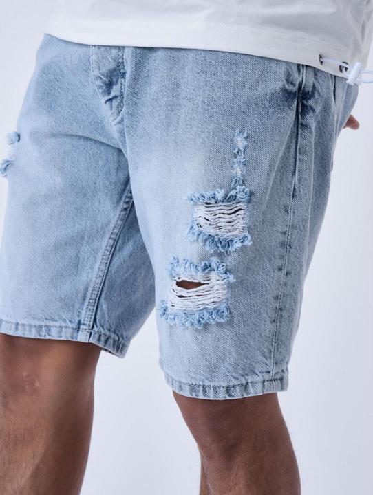 Actual product image Project X Paris shorts jeans ripped effect (32)
