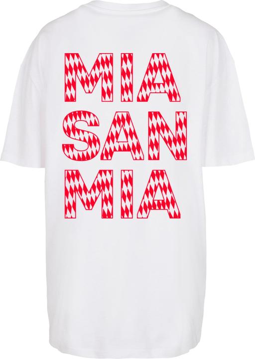 Actual product image FC Bayern München Logo Red Oversized Boyfriend Tee - 119409 (S)