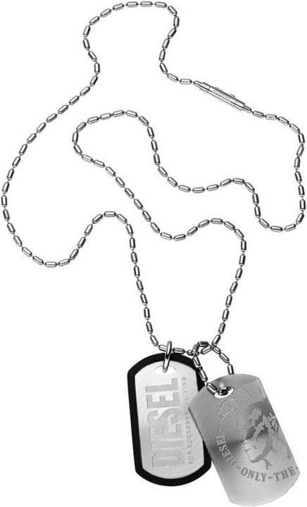 Produktbild Diesel Double Dogtags (Edelstahl, 60 cm)