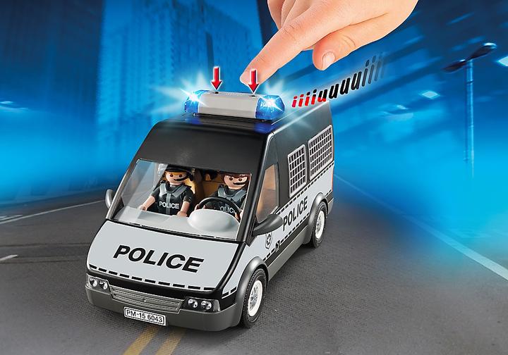Actual product image Playmobil Police patrol car with light and sound (6043, Playmobil City Action)