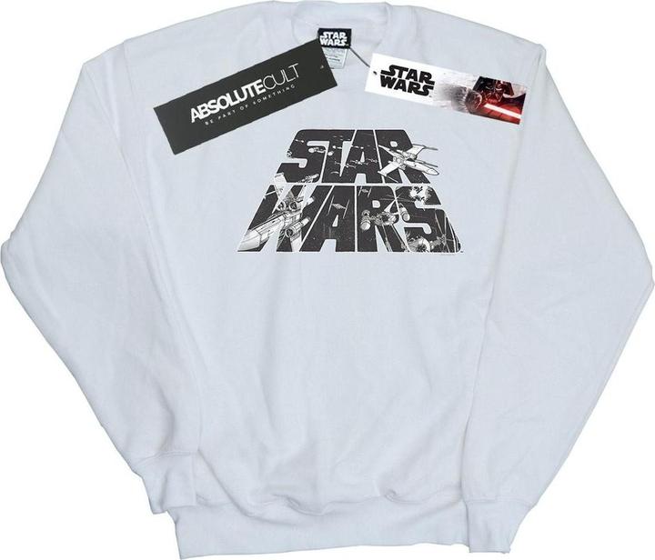 Immagine prodotto Star Wars Logo Space Sketch Felpa Donna (XXL)
