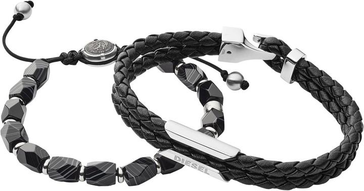 Actual product image Diesel Stackables (Stainless steel, Coloured stone)
