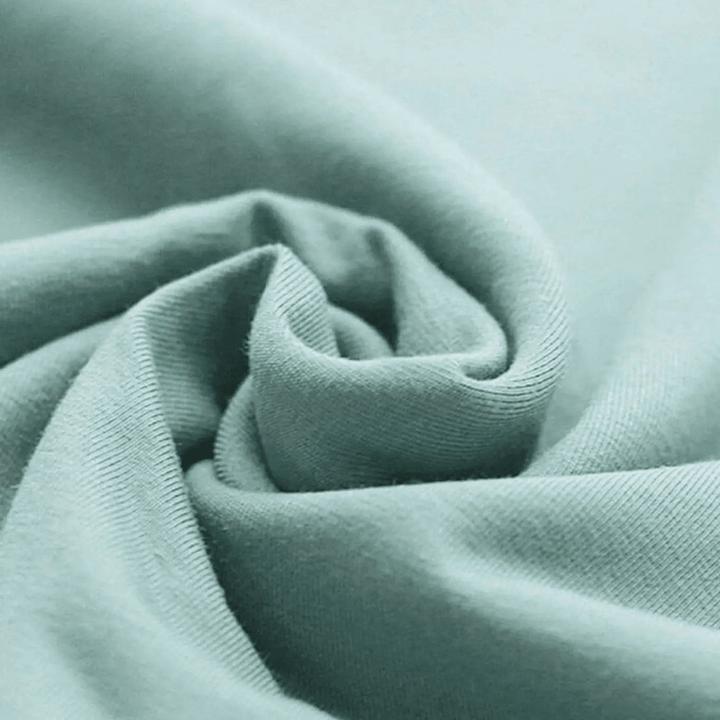 Image du produit Würfel & Mütze Bio Jersey Uni "Vert Mer