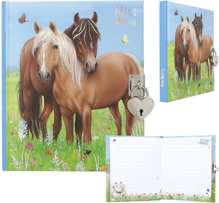 Actual product image Depesche Miss Melody - Diary, Motif 1 - (412967) (Dotted, Hardcover)