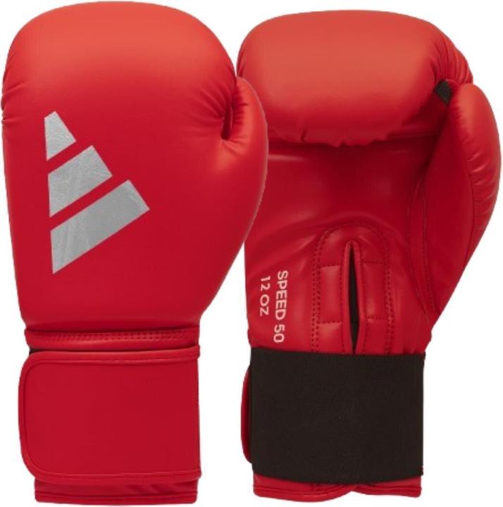 Actual product image adidas Boxing gloves Speed 50, ADISBG50 red/silver (14 OZ)