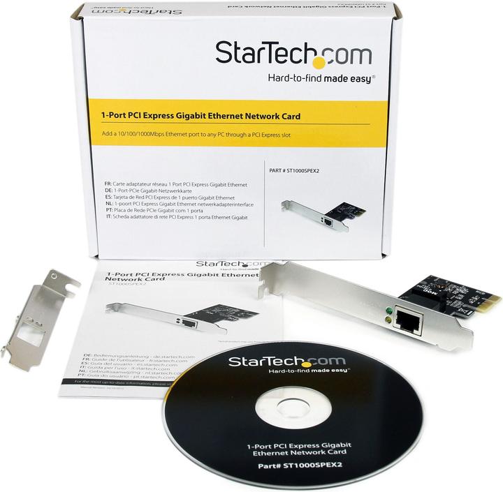 Actual product image StarTech 1 Port PCI Express Gigabit Network Card (Ethernet, RJ45)