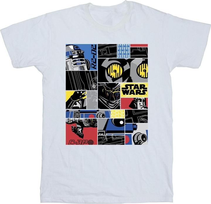 Produktbild Star Wars Droid Montage TShirt (L)