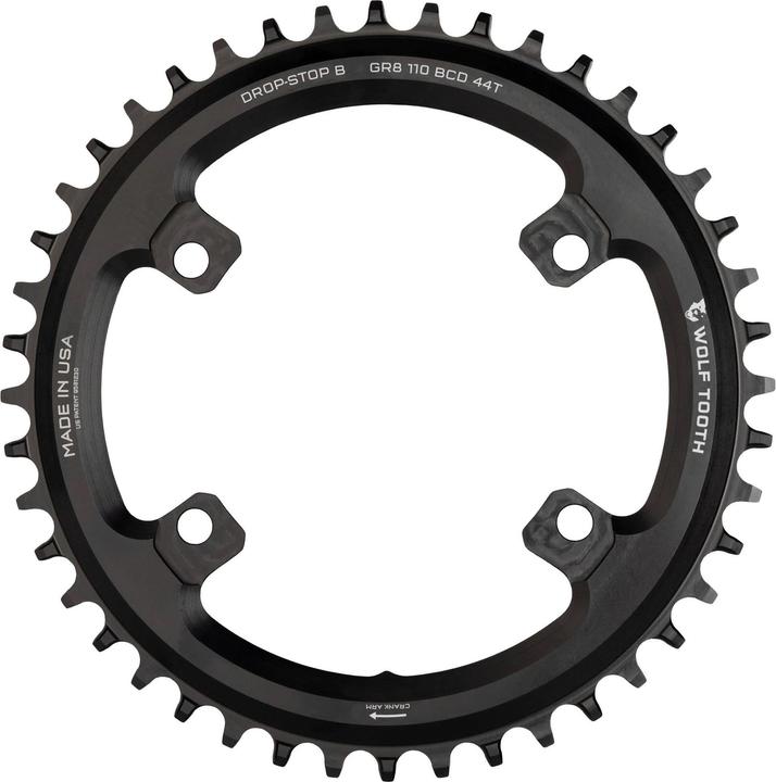 Actual product image Wolf Tooth Chainring Ø110mm BCD 4-hole Shimano GRX (46)