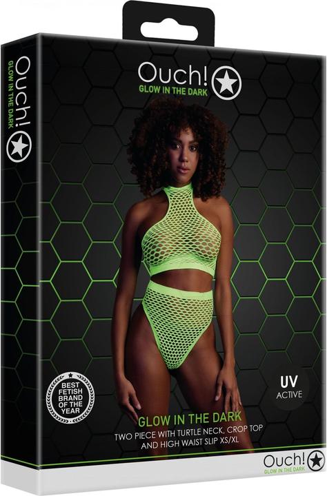 Image du produit Ouch! Turtle Neck and High Waist Slip - Green - XL/XXXXL (XL, XXL, 3XL)