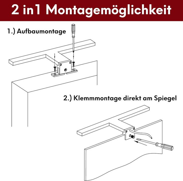 Image du produit Kalb Material für Möbel LED-Badleuchte (1150 lm)
