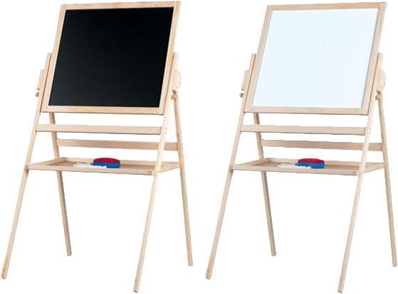 Produktbild Sombo Schultafel 2 in1 weiss/schwarz inkl. Kreide und Korrektursch