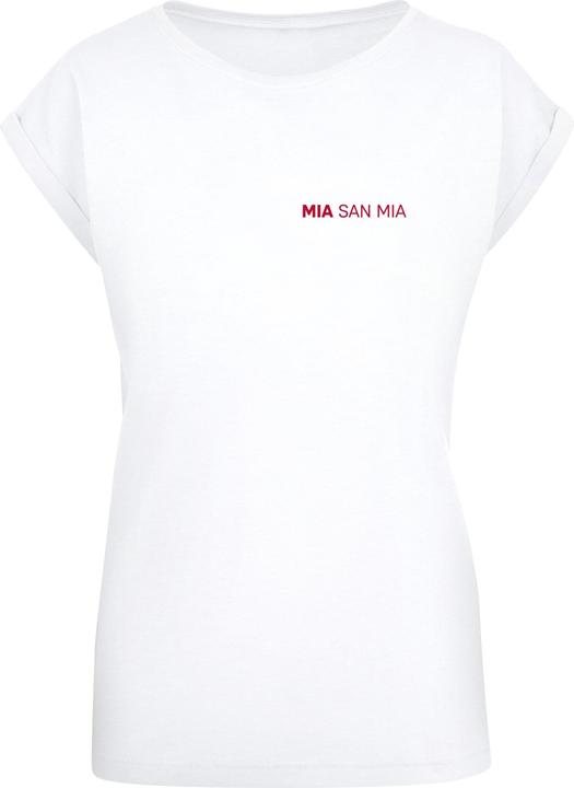 FC Bayern München Ladies Mia San Mia Red Extended Shoulder Tee - 116671