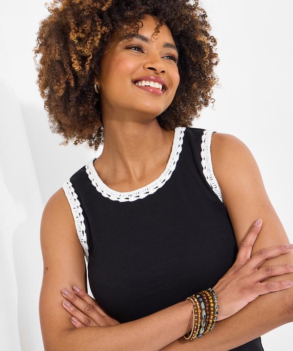 Produktbild Joe Browns Ribbed Crochet Trim Slim Fit Vest (6)