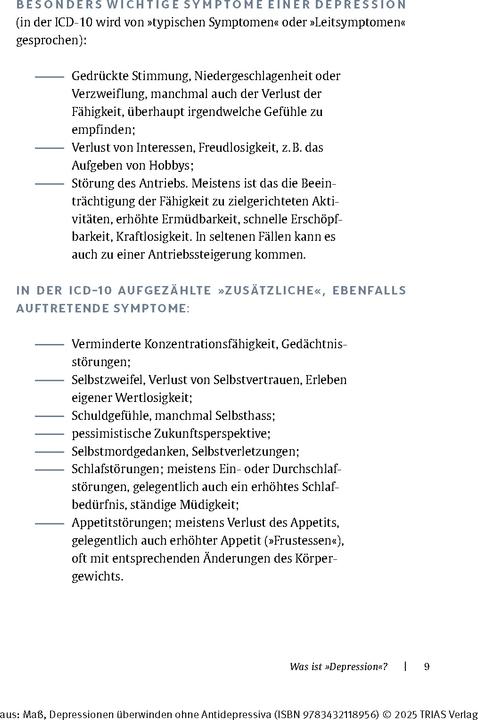 Image du produit Depressionen überwinden ohne Antidepressiva (Allemand, Reinhard Mass, 2024)