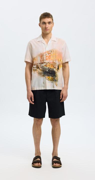 Produktbild Selected Homme Print Kurzarmhemd (XXL)