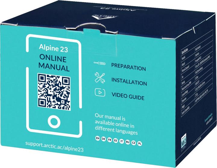 Actual product image Arctic Alpine 23 (65 mm)