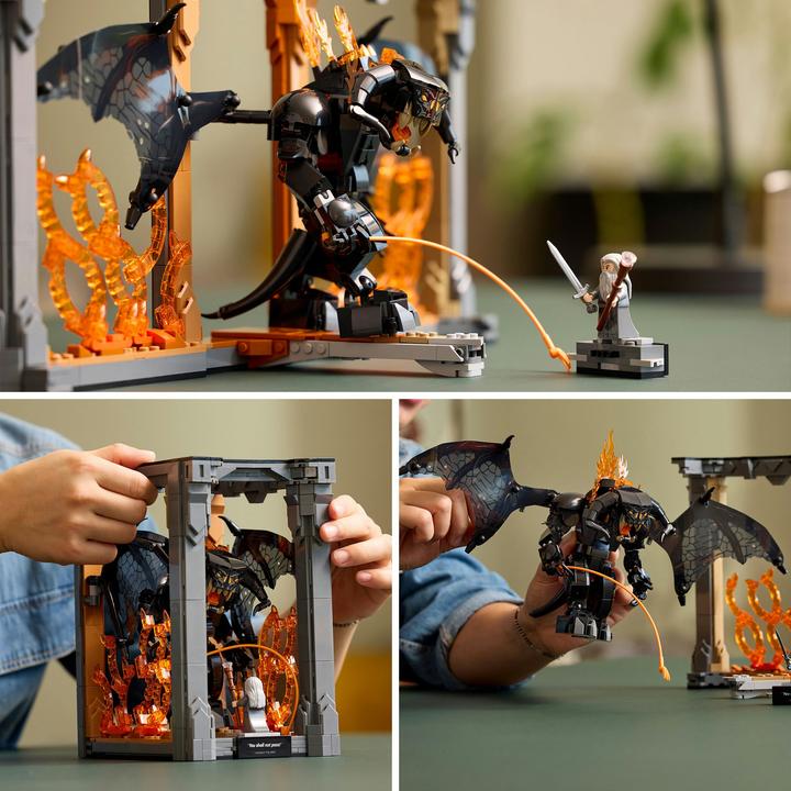 Actual product image LEGO The Lord of the Rings: Balrog™ bookend (10367, LEGO Icons)